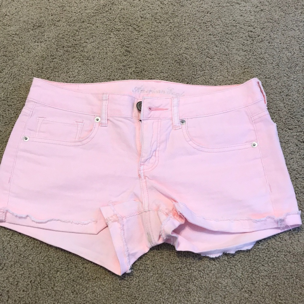 Pink Stretch Shorts